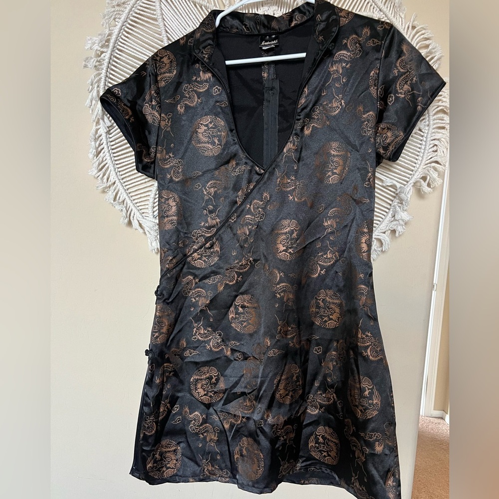 Vintage Oriental Mini Dress - Frederick’s of Hollywood